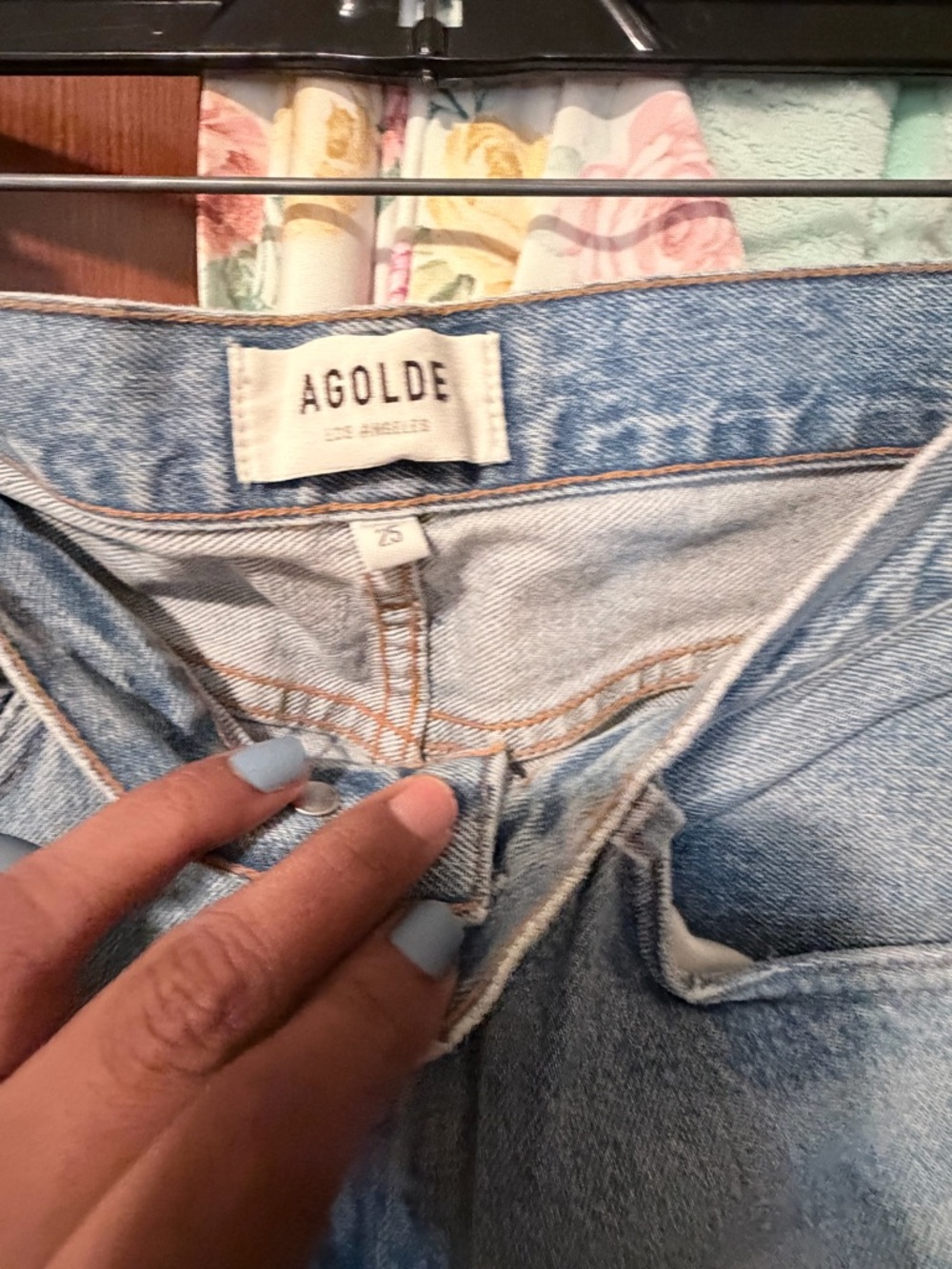 AGOLDE Light Wash Women's Jeans - Classic High-Rise